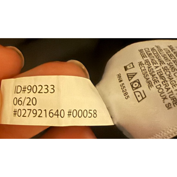 Express Women’s Black Whimsigoth Long Sleeve Faux Wrap Midi Dress Tie Waist - XL - Picture 9 of 9